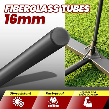 12FT/20FT Portable Volleyball Net Volleyball Net for Backyard Freestanding Volleyball Practice Net Outdoor Indoor Volleyball Training Set with Adjustable Height Carry Bag and Volleyball - style: 12 FT Volleyball Net Set