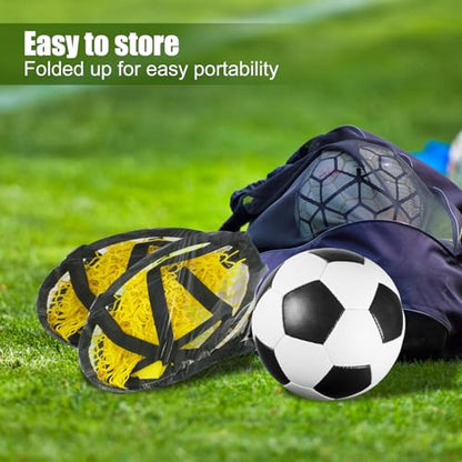 Football Target Net, 16" Easy-to-Attach Soccer Goal Net, Soccer Target Goal for Shooting Training, Improves Accuracy, for Shooting Accuracy Training, Fits Most Standard Goals - style: 2PCS