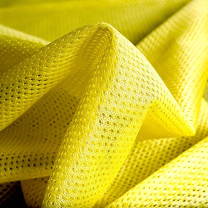 Athllete 12 pcs Duramesh Pinnies/Scrimmage Vest - Kids Youth and Adult Pinnies, Numbered Penny Jerseys for Soccer - color: Golden Yellow Numbered Front/Back (13-24), size: Medium