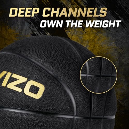 3LBS Elite Weighted Heavy Basketball Training Equipment, Official Size 7 (29.5"), Durable in&Outdoor, Enhanced Grip Composite Leather, Improve Handling Dribbling Passing Rebounding Skills