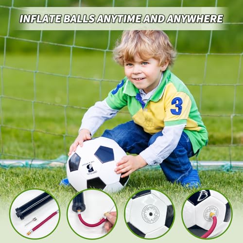 Soccer Ball with Pump Deflated OperationChristmasChild Bulk Items Soccer Balls Size 5 Bulk for Adults Christmas Charity Training Game Gifts Ideal for OCC Shoeboxes Soccer Coaches Fans