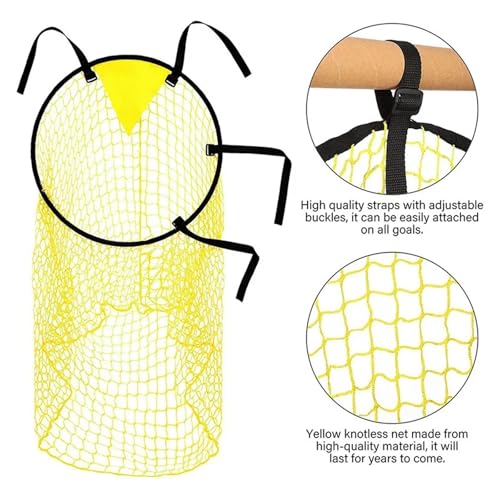 2Pcs Football Target Net Foldable Training Free-kick Shooting Practice Goal Positioning