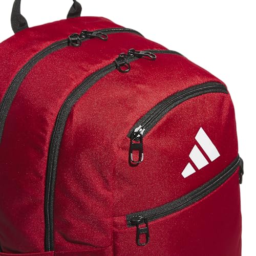 adidas Striker 3 Team Sports Backpack – Daypack for Sports Gym Travel, 36L - color: Power Red