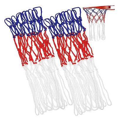 KESYOO Basketball Hoop Replacement Net Kit 2 Pack Woven Nylon Outdoor Indoor Training Equipment Barrier Net
