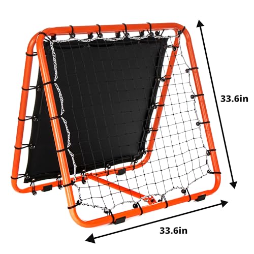 Flick Urban Dual Speed Rebounder – Double-Sided Soccer Rebounder with 6 Adjustable Angles – Soccer Training Equipment for Passing & Control – Suitable for Soccer, Volleyball & Baseball