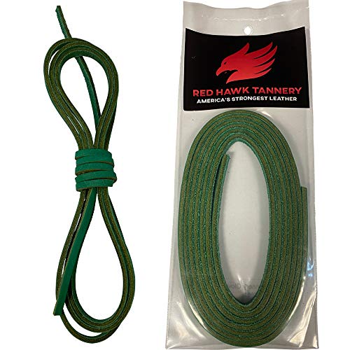 Glove Lace 3/16”x72” Baseball Glove Lace Pack - Glove Relacing - color: Kelly Green