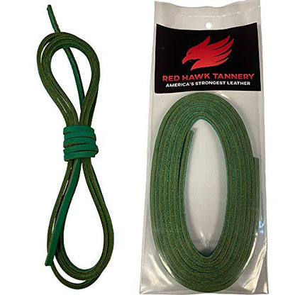 Glove Lace 3/16”x72” Baseball Glove Lace Pack - Glove Relacing - color: Kelly Green