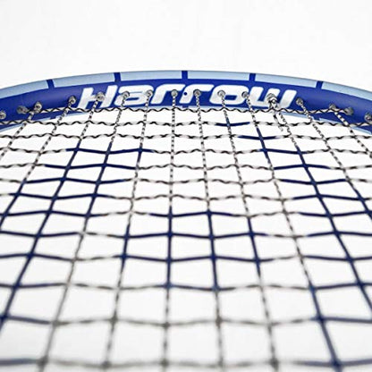 Harrow Junior Squash Racquet - color: Carolina/Royal Blue