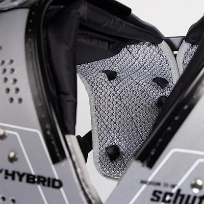 Schutt XV Skill Football Shoulder Pads for Quarterback, Wide Receiver, Defensive Back - size: Large, style: Hybrid