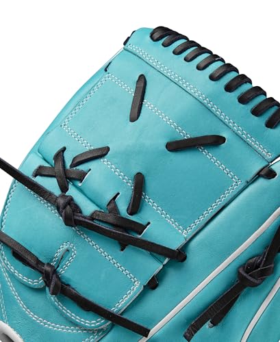 Wilson Spring 2025 A2000® Baseball Gloves - color: Teal/Yellow/Black, size: Pitcher - 12"