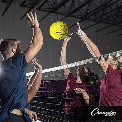 Champion Sports Volleyball Trainers – Lightweight Training Volleyballs, Soft Vinyl Panels, Multiple Sizes