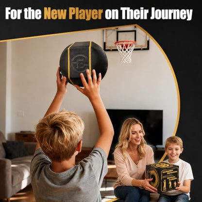 Quiet Shooting Trainer, 1.28 lbs Foam Indoor Basketball for Silent Dribbling & Shooting Form Correction, Training Equipment for Adults & Youth
