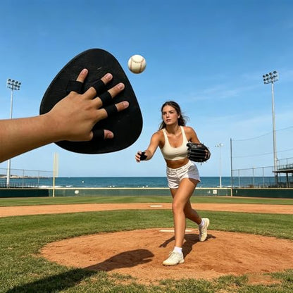 Baseball Glove - Youth Baseball Glove, High-Grade Synthetic Accessory Case | Softball Catcher Practice Mitts Exercise for Adults Men Women Beginners Competition Fielding Gym Tournament Outdoor