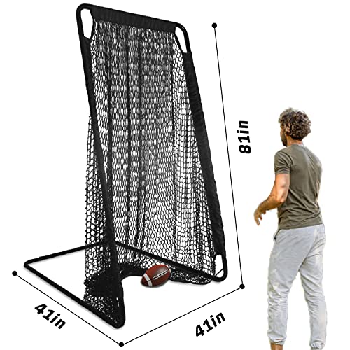 Kapler Football Practice Kicking Net for Kicker 81’’x 41’’Football Field Goal Kicking Cage for Youth Punting Backyard Outdoor Use Indoor Football Net Equipment Easy Setup