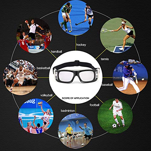Professional Sports Goggles Dribbling Protective Safety Eyewear Basketball Glasses for Adult Men Youth with Adjustable