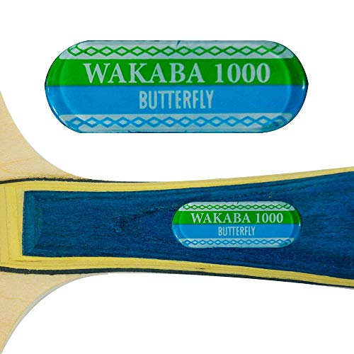 Butterfly Wakaba Shakehand Table Tennis Racket | Japan Series | Outstanding Control with Reliable Speed and Spin | Recommended for Beginning Level Players