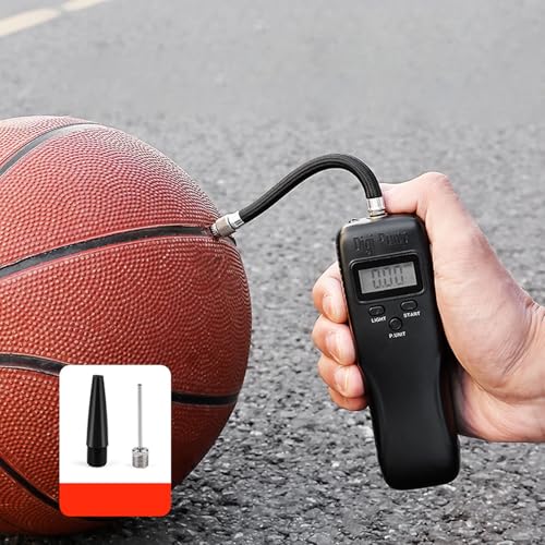 Drfeify Electric Ball Pump, Auto Stop 15PSI with LCD Display for Basketball Football Volleyball Soccer