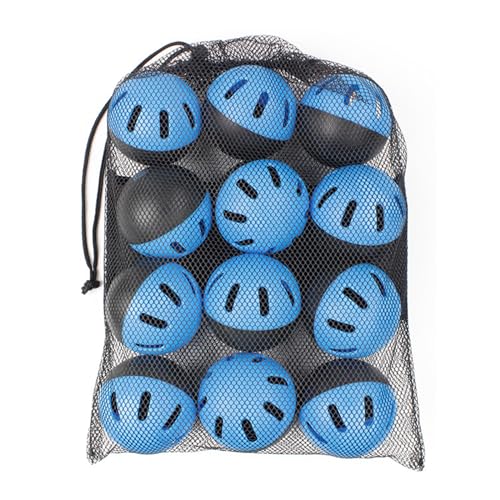 Baseball Practice Ball EVA Training Lightweight Hollows for Hitting Batting Baseball Practice Ball - size: 12 pieces