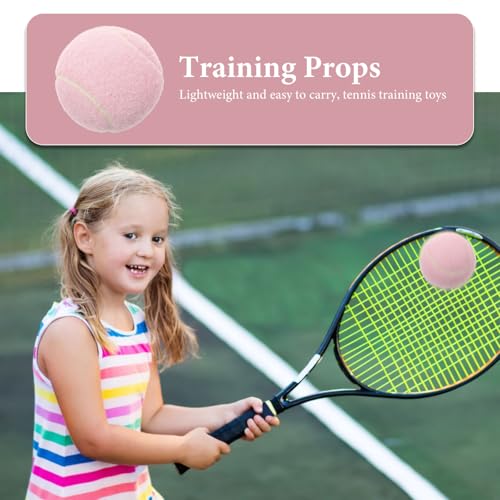 SUPVOX Training Tennis Balls for Player Practice 2.36In Lightweight Rubber Tennis Balls Beginner Practice Playground Balls for Skill Development