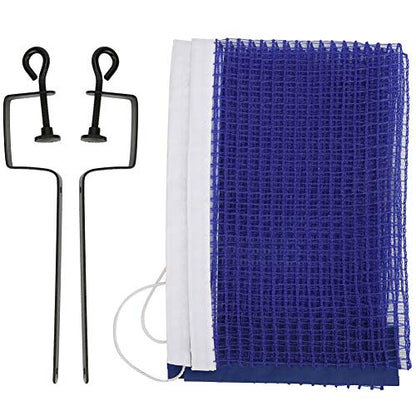 Tennis Table Net with Fixing Bracket, Portable Simple Polyester Tennis Table Ping Pong Net Sports Replacement Accessories