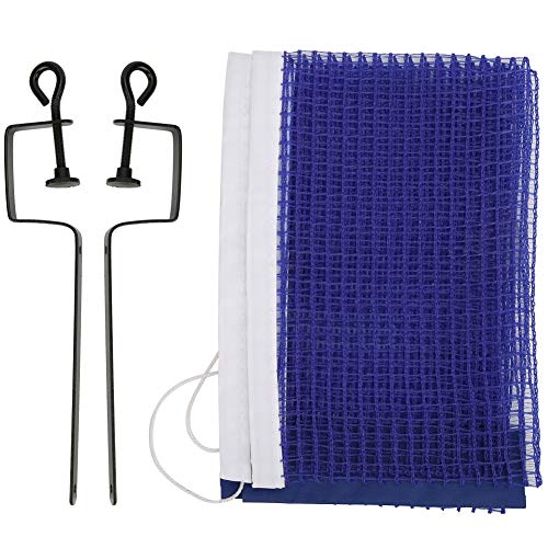 Table Tennis Net Replacement with Fixing Bracket, PingPong Net for Any Table, Portable Tennis Table PingPong Practice Net Sports Replacement Accessories for Family