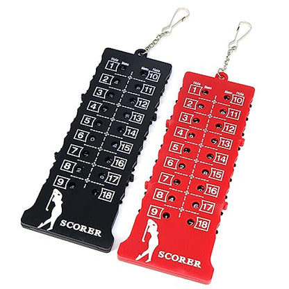 Leyal 2PCS 18 Holes Golf Score Card and Stroke Counter Accessories