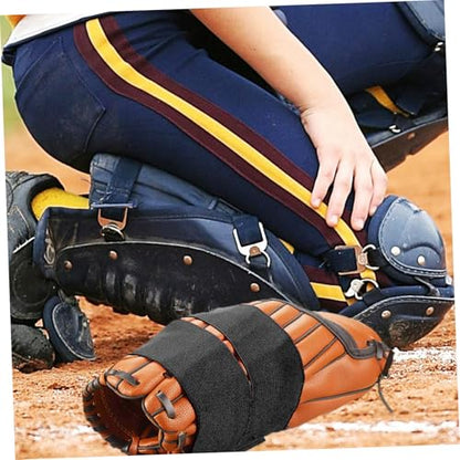 Toddmomy Baseball Glove Strap Elastic Wrap Catcher Glove Band Sticker Closure Nylon