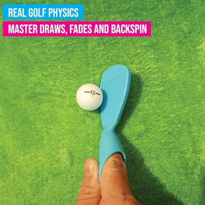 Fingagolf Indoor Golf Game Realistic Golf for Home, Office, or Travel – Unique Gift for Golfers of All Ages - style: All In Set