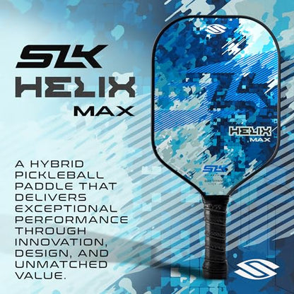 Selkirk Sport SLK Helix Pro Pickleball Paddle | Thermoformed Carbon Fiber Pickleball Paddles with Carbon Fiber & Fiberglass Hybrid Face | Unmatched Control - color: Camo Glitch