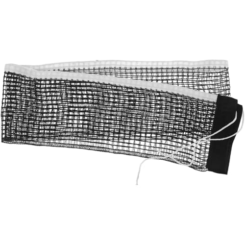 Balacoo Portable Table Tennis Net Black Polyester-Cotton Mesh Lightweight Foldable Accessory for Any Table Quick Setup Secure Tight Net for Consistent Ball Rebound Training