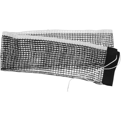 Balacoo Portable Table Tennis Net Black Polyester-Cotton Mesh Lightweight Foldable Accessory for Any Table Quick Setup Secure Tight Net for Consistent Ball Rebound Training