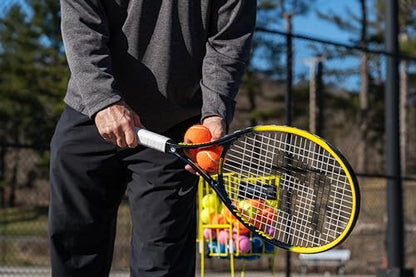 Gamma Sports Pressureless Tennis Balls Box - Ideal for Practice, Teaching, and Training with High-Visbility Felt - Indoor and Outdoor Court Play - 48 and 75 Pack Sizes