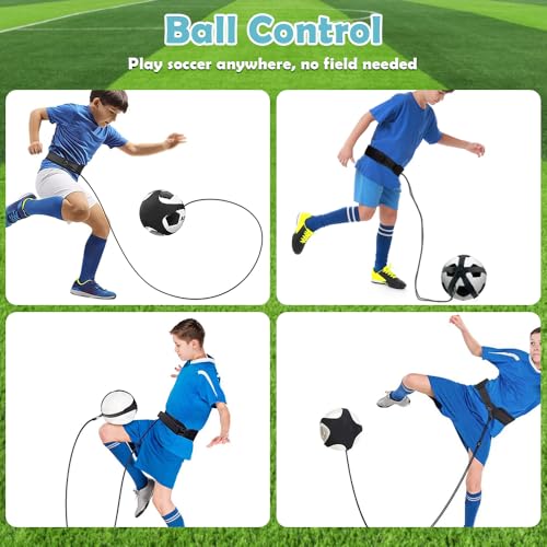 Soccer Training Mat with Video Guide & Grip Socks - 47"x32" Non-Slip Agility Footwork Mat for Home/Gym, Improve Ball Control/Speed (All Ages 5-65+)