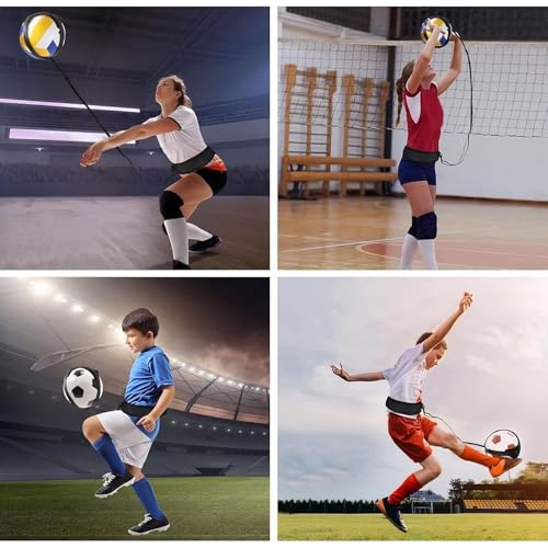 Volleyball Training Equipment,Solo Practice Rebounder Drills | Beginner Serving Trainer - for Youth Adults Players Coaches Schools Clubs Individual Team Pre-game Warm-up