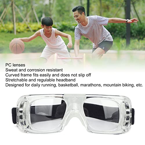 Topyond Sport Goggles, Safety Basketball Goggles With Strap, Anti Fog Frame Impact Resistant Protective Eyewear, PC Material Protective Basketball Sports Glasses for Kids