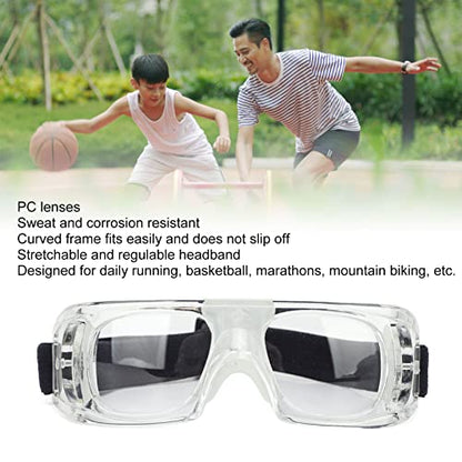 Topyond Sport Goggles, Safety Basketball Goggles With Strap, Anti Fog Frame Impact Resistant Protective Eyewear, PC Material Protective Basketball Sports Glasses for Kids