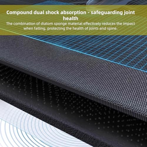 Rubber Agility Ladder Non-Slip Speed Agility Training Ladder Pad for Soccer Football Footwork, Workout Ladder for Soccer Football Tennis Boxing Training, Agility Training Equipment - size: 15 ft