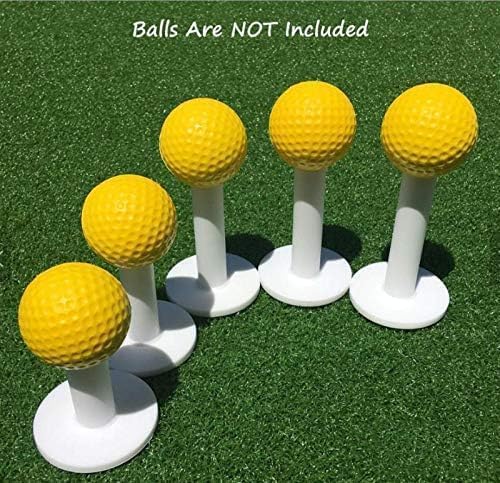Brccee AC Rubber Golf Tees for Mats, Driving Range Tee, Golf Accessories for Indoor & Outdoor Practice - size: 3 ", 2.5 ", 2" MIX