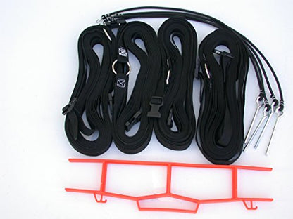 Home Court 1-inch Adjustable 8-Meter Grass Setup Boundary - M817AG - color: Black