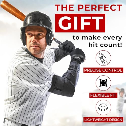 HANDLANDY Baseball Batting Gloves for Adult Youth, Grip Breathable Softball Batting Gloves Fit Men Kids Boys Girls - color: Dark Black-Adult, size: Adult Medium