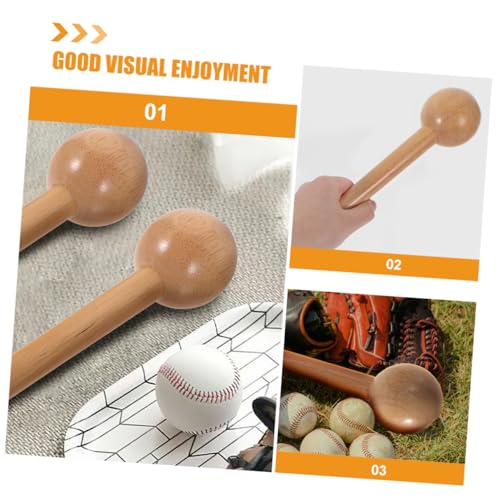 Luxshiny 2Pcs Softball Baseball Glove Mallet Portable Hammer for Glove Shaping Softening Training Tool for Comfortable Fit and Protection