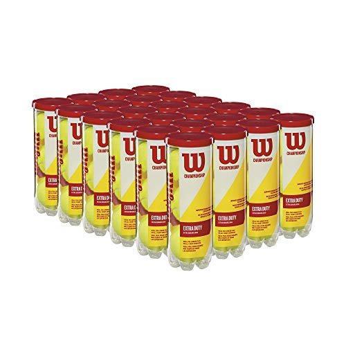 WILSON Championship Tennis Balls - size: 24 Can Case (72 Balls), style: Extra Duty