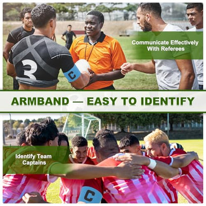 PATIKIL Soccer Captain Armband, Captain Arm Bands for Soccer Elastic Captain C Arm Band Sports Captain Armbands for Youth Adult Football Team Train - color: Sky Blue