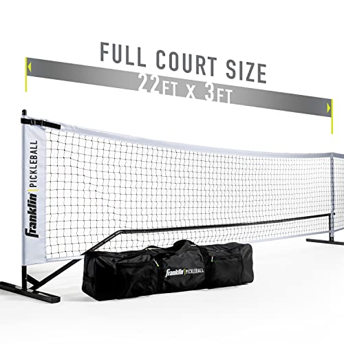 Franklin Sports Portable Outdoor Pickleball Net - Regulation Size 22' Foot Net with Travel Bag