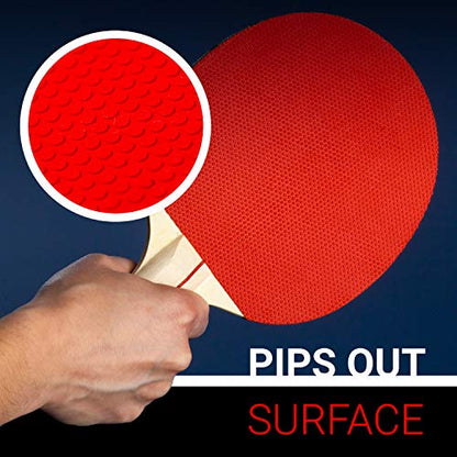 Franklin Sports Table Tennis Paddles - Rubber Paddle - Indoor Ping Pong Paddle - style: REGULATOR