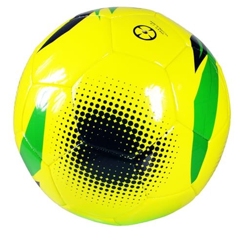 ARZA National Team Soccer Balls, Size 5, 32 Panel Design, Match and Training Ball, All Weather Conditions (5, Brazil)