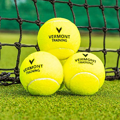 Vermont Tennis Balls | ITF Approved Mini Tennis Balls – Pressureless Training Balls [Bulk Buy Tennis Balls] - color: Training Balls, size: 60-Ball Refill (No Bucket)