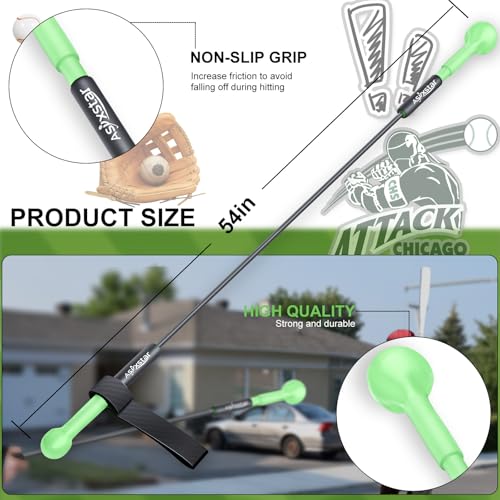 Baseball Hitting Trainer,Baseball Training Equipment, Baseball Batting Practice Equipment Baseball and Softball Hitting Stick - style: Baseball & Softball Swing Trainer