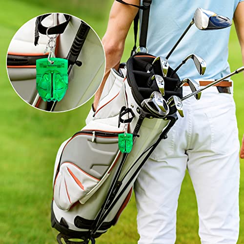 1 Pack 360° Triple Line Golf Ball Marker，Golf Ball Line Marker Tool，Golf Ball Marker Stencil，Alignment Ball Marker，Golf Accessories - color: 2 Pack Golf Ball Marker Stencil（One green and one Black）