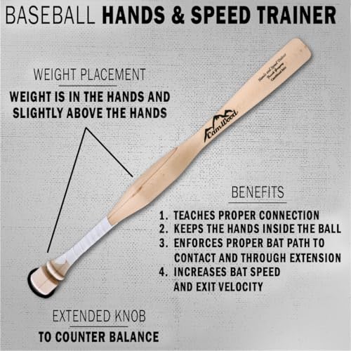 Baseball Camwood Hands & Speed Trainer - size: 30 Inch - 36 Ounce